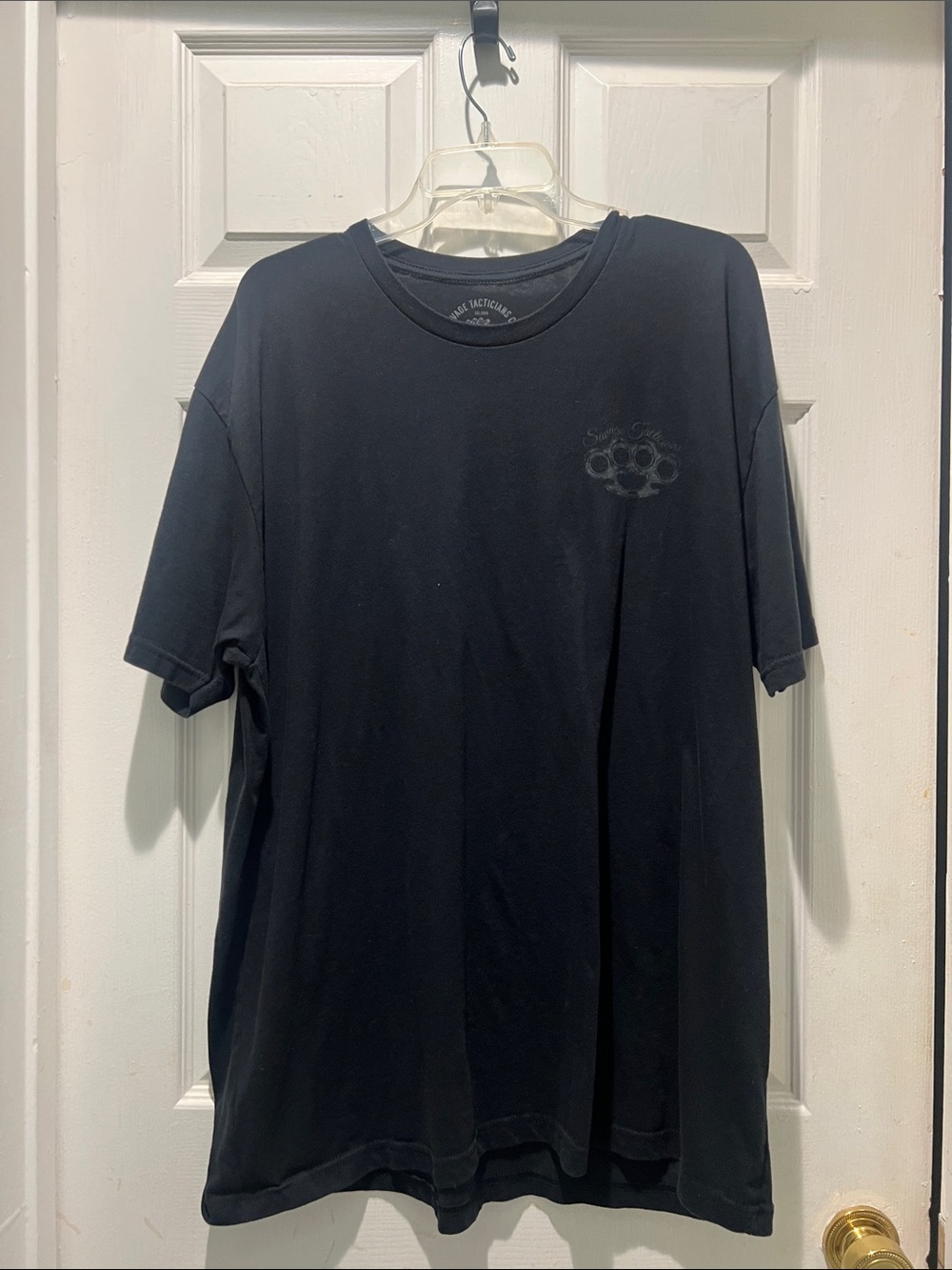 Savage Tacticians Co Black Crewneck Short-Sleeve Tee